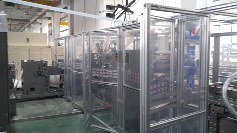 Машина для изготовления клапанных мешков